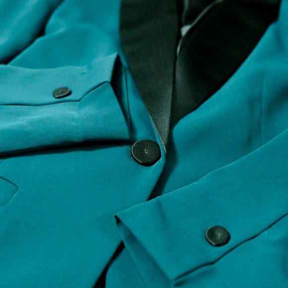 Forever 21 Teal Formal Blazer Jacket - Picture 5 of 5